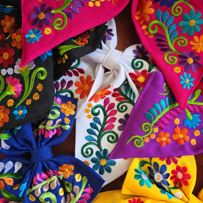 Bows - Embroidered