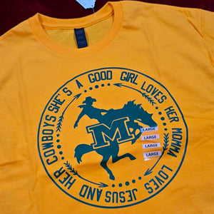 Tshirt Cowboys She's a good girl