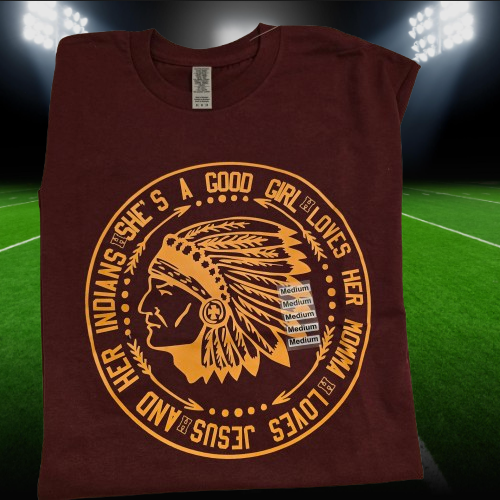 Tshirt Harlandale Indians She's a good girl
