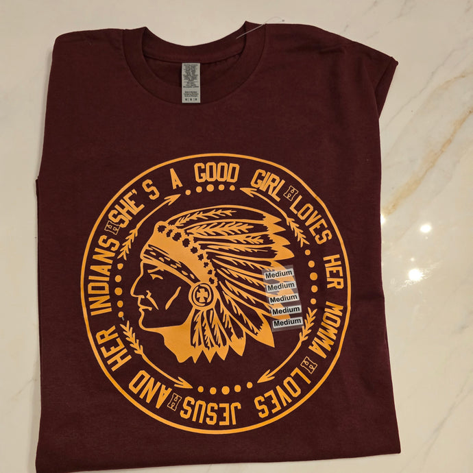 Tshirt Harlandale Indians She's a good girl