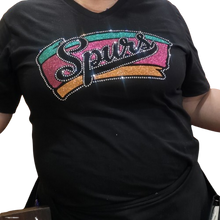 Tshirt Spurs glitter and rhinestones