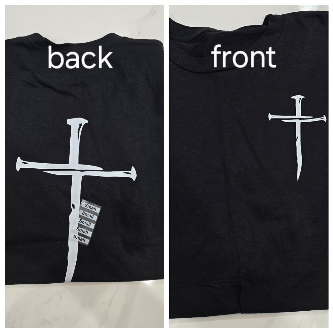 Tshirt Nail Cross double-sided Unisex