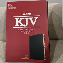 Bible - KJV Super Giant print reference bible BLACK