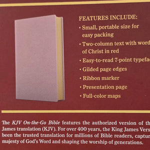 Bible - KJV on the go bible - Color Muave