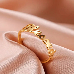 Ring Blessed - GOLD