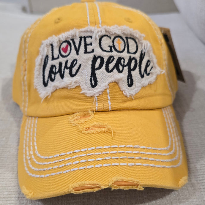 baseball cap - Love God Love People