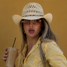 Cowboy Hat - Beige artisan cowboy hat