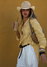 Cowboy Hat - Beige artisan cowboy hat