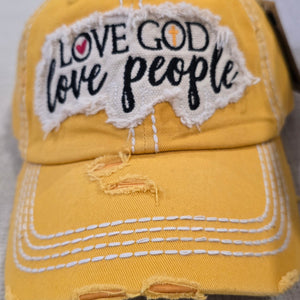 baseball cap - Love God Love People