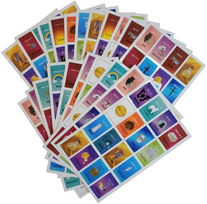 Bible Loteria 20 Player Boards only - This Pack only Works with The Original Bible Loteria Game, Sold Separately