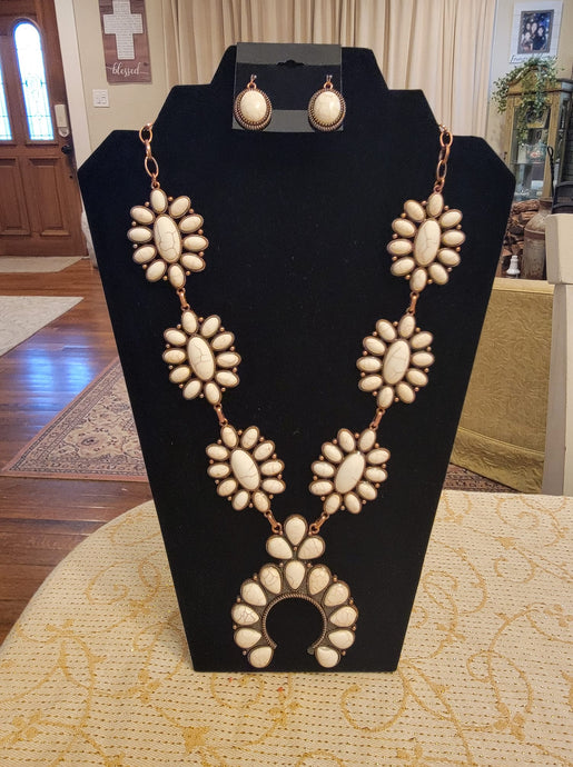 necklace - Southwestern Ivory Set w earrings