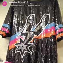 Spurs Sequence dress