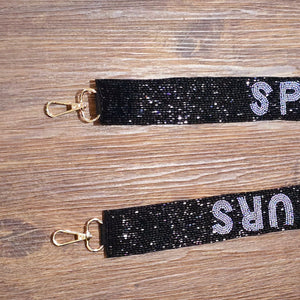 Spurs strap - Beaded Sequin shoulder bag strap