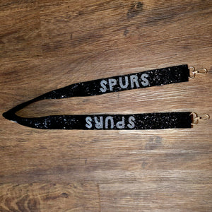 Spurs strap - Beaded Sequin shoulder bag strap