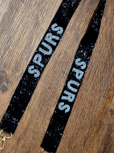 Spurs strap - Beaded Sequin shoulder bag strap