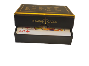 Playing Cards Gold Foil - Dios Siempre Abre Un Camino - Spanish