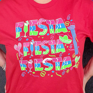 Fiesta Adult T-Shirts Unisex - Red