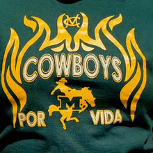 Cowboys Por Vida Tshirts - Green