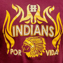 Indians Por Vida Tshirts - Maroon